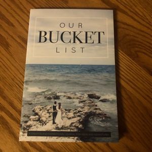 6/$20 Our Bucket List paperback workbook new!